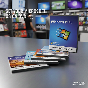 Windows 11 Pro 5 DVDs para Formatação OEM