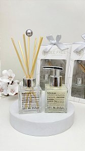 Kit Difusor 100ml e Sabonete Líquido Perolado 100 ml- Flor de Lis