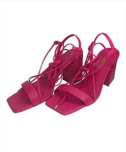 Sandalia Your Shoes Pink Amarração