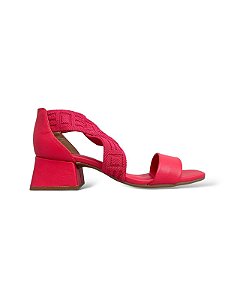 Sandalia Your Shoes Pink Salto Medio