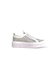 Tenis Your Shoes Branco Furo Leaser