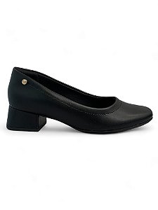 Sapato Comfortflex Preto Liso