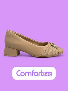 Sapato Comfortflex Nude