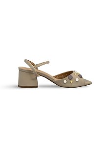 Sandália Your Shoes Fendi Metal