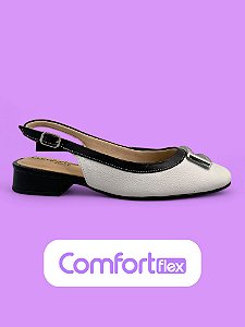 Chanel Comfortflex Branco c/ Preto