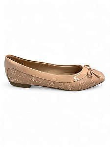 Sapatilha Your Shoes Nude Presponto Bico Quadrado