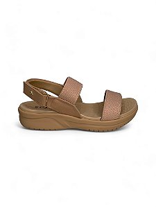 Sandália Softli Nude Velcro