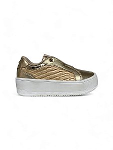 Tênis Your Shoes Palha e Dourado