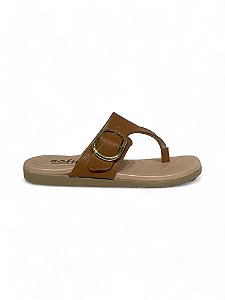 Chinelo Softli Caramelo Fivela