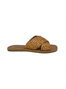 Rasteira Your Shoes Tramado Natural