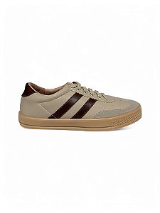 Tênis Your Shoes Nude e Café
