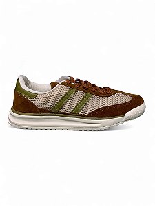 Tênis Your Shoes Camel e Verde