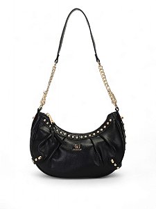 Bolsa WJ Preta Metal Dourado