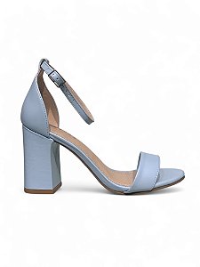 Sandália LiaLine Baby Blue Salto Alto Bloco