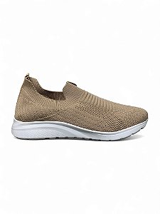 Tênis Softli Nude Malha Knit