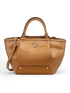 Bolsa WJ Nude Satchel Grande Tresse