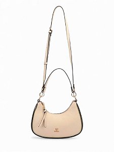 Bolsa WJ Off White Transversal Media Tricolor