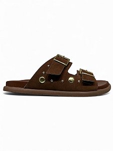 Papete HR Marrom Aplique Dourado