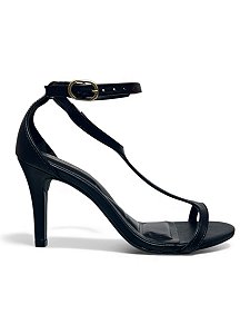 Sandália HR Preta Salto Alto