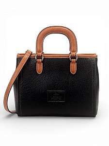 Bolsa WJ Preta Grande Etiqueta Personalizada