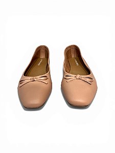 Sapatilha Lia Line Nude c/ Laço