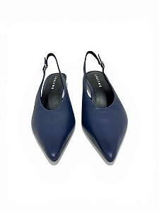 Slingback Lia Line Marinho Salto Taça