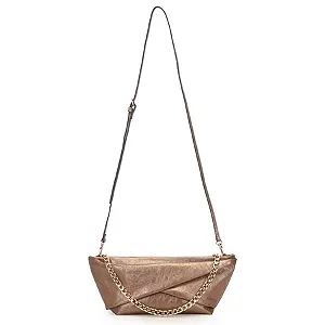 Bolsa WJ Bronze Transversal Md Alca Ombro