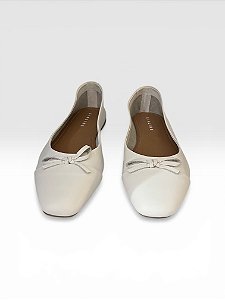 Sapatilha LiaLine Branca c/ Laço