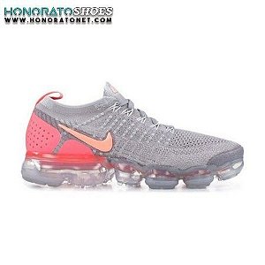 vapormax cinza e rosa
