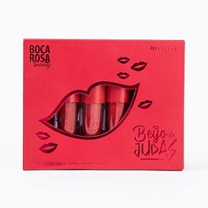 Kit de Batons Boca Rosa Beauty By Payot Beijo de Judas VALIDADE: 10/2023