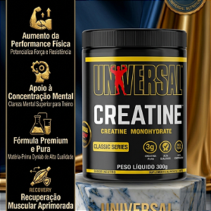 CREATINA UNIVERSAL 200 G COM SELO IMPORTADA