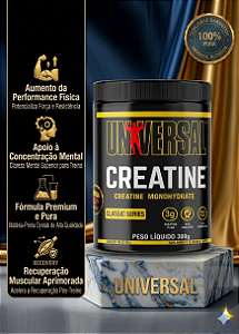 CREATINA UNIVERSAL 200 G COM SELO IMPORTADA