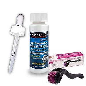 1 MINOXIDIL KIRKLAND + DERMAROLLER SYSTEM