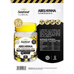 ABELHINHA TERMOGENIC 1260MG 60CAPS SUNFOOD CLINICAL