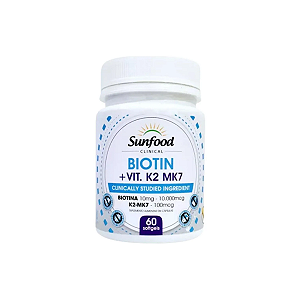 BIOTIN 10.000MCG 60 SOFTGELS SUNFOOD