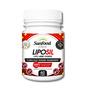 LIPOSIL LIPO SEM CORTE 2000MG 60CAPS SUNFOOD CLINICAL