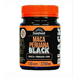 MACA PERUANA BLACK 120 CAPS SUNFOOD