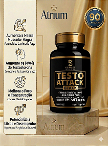 TESTO ATTACK BLACK 90 CAPS GOLDSNAKE IMPORTADO