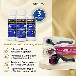 3 MINOXIDIL KIRKLAND + DERMAROLLER SYSTEM 0,50mm