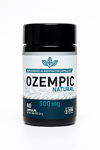 OZEMPIC NATURAL 60 CÁPULAS 500MG EMAGREÇA SAUDÁVEL