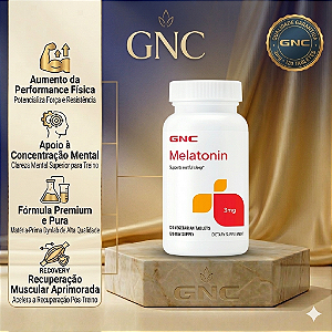 MELATONINA 3MG GNC 120 CAPS