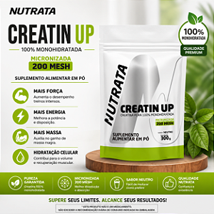 CREATINA PURA 300G NUTRATA REFIL