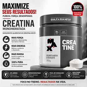 CREATINA MAX TITANIUM 300G PURA