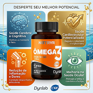 Super ômega 3 1000 DHA E 400 EPA - Dynlab