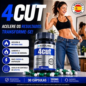 4 CUTT TERMOGÊNICO 30 CÁPSULAS