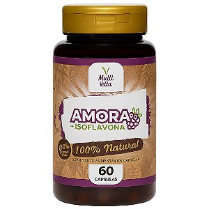 AMORA + ISOFLAVONA 100% NATURAL 1400MG MULTIVITTA