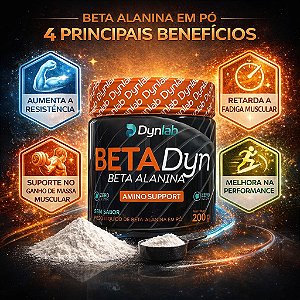 BETA ALANINA 2200G |Aumento de resistência, força e massa magra| DYNLAB
