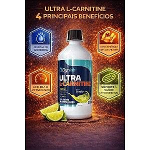 L-CARNITINA LÍQUIDA 500ML 2000,G POR DOSE ULTRA CONCENTRADA| DYNLAB