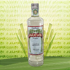 Cachaça Paratiana Prata 700ml