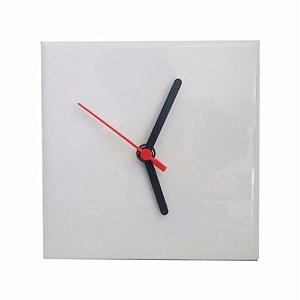 Azulejo Relógio para Sublimação Ultra Brilho 20x20 Cm (AL13006) - 01 Unidade
